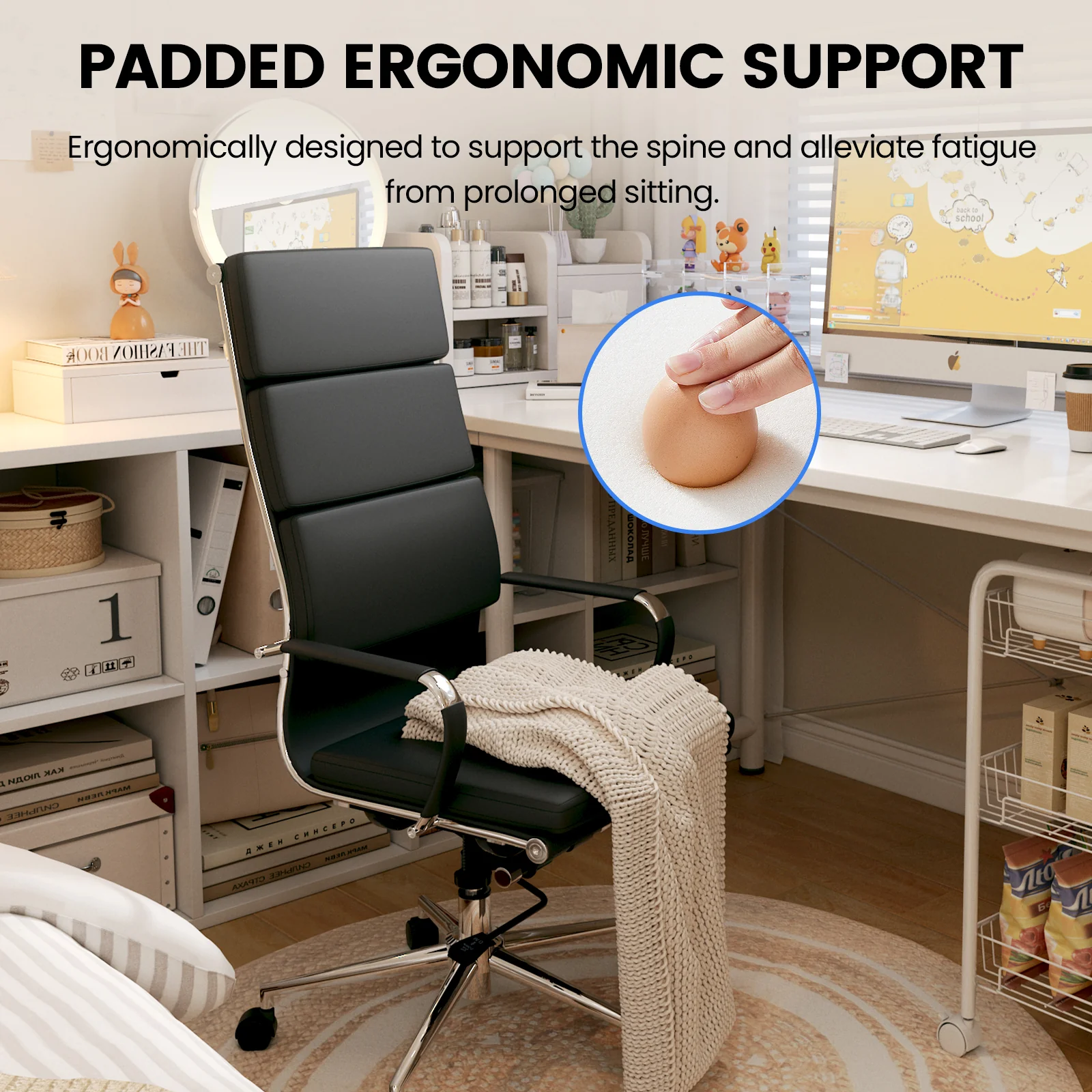 COMHOMA High Back Cushioned Office Chair CH018 - Image 10