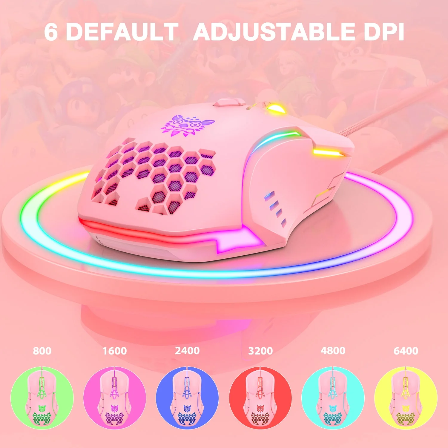 RGB Wired Gaming Mouse CW902 - Image 9