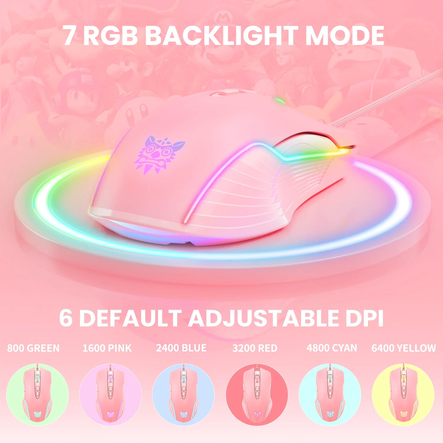 Gaming Wired RGB Mouse CW905 - Image 10