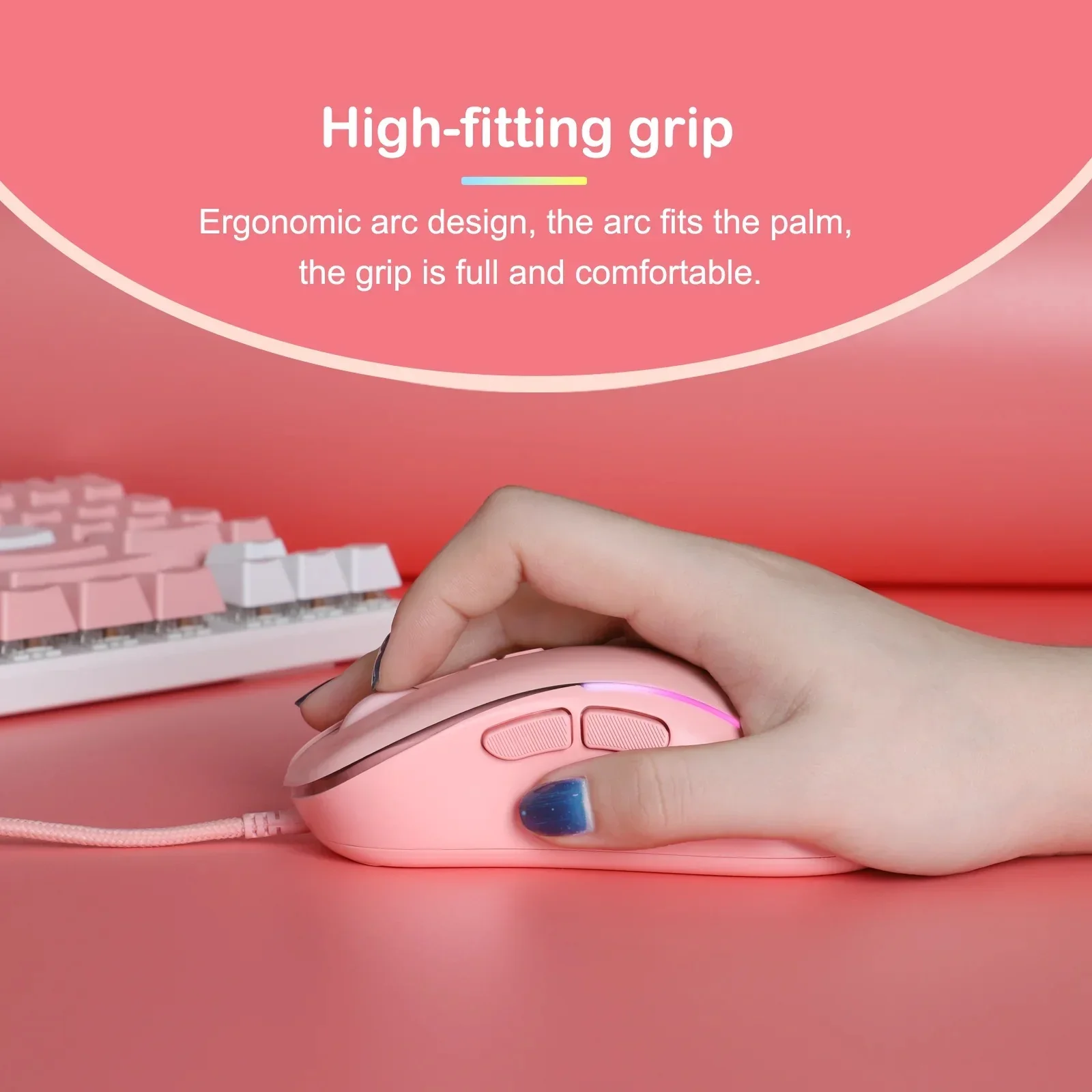 RGB Wired Gaming Mouse CW907 - Image 15