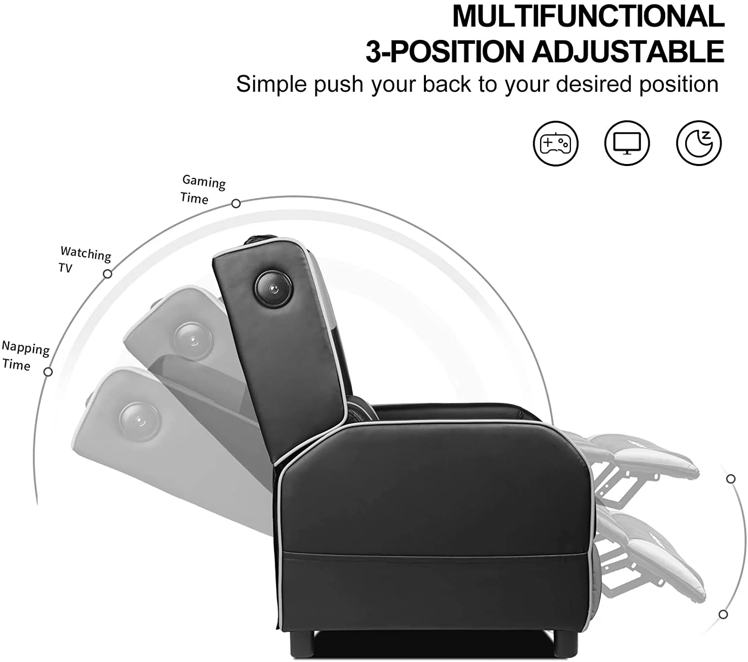 Gaming Recliner Chair GT208M - Image 38