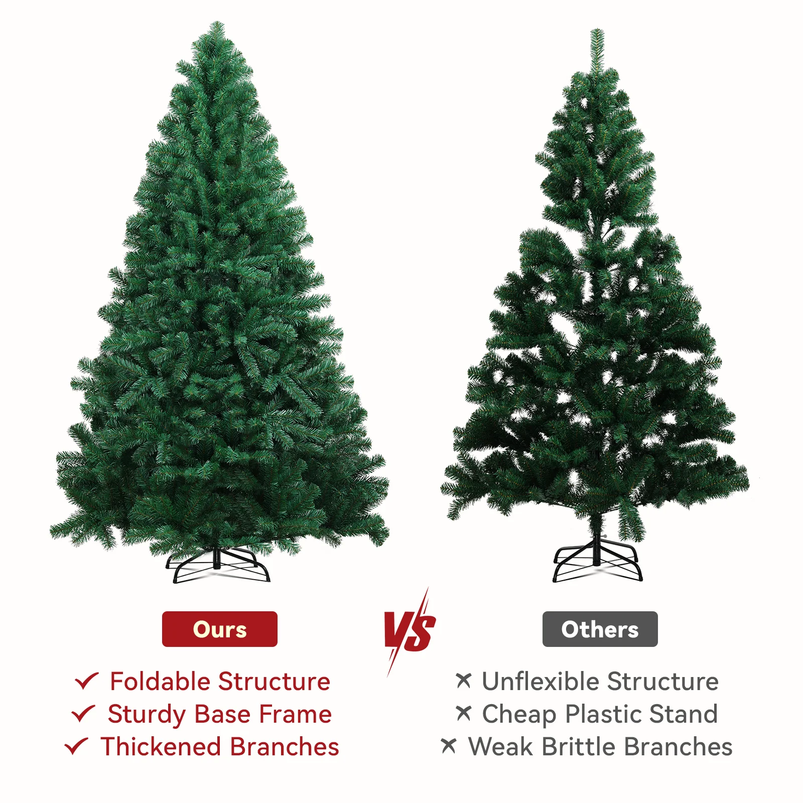 Artificial Christmas Pine Tree H-CT002 - Image 7