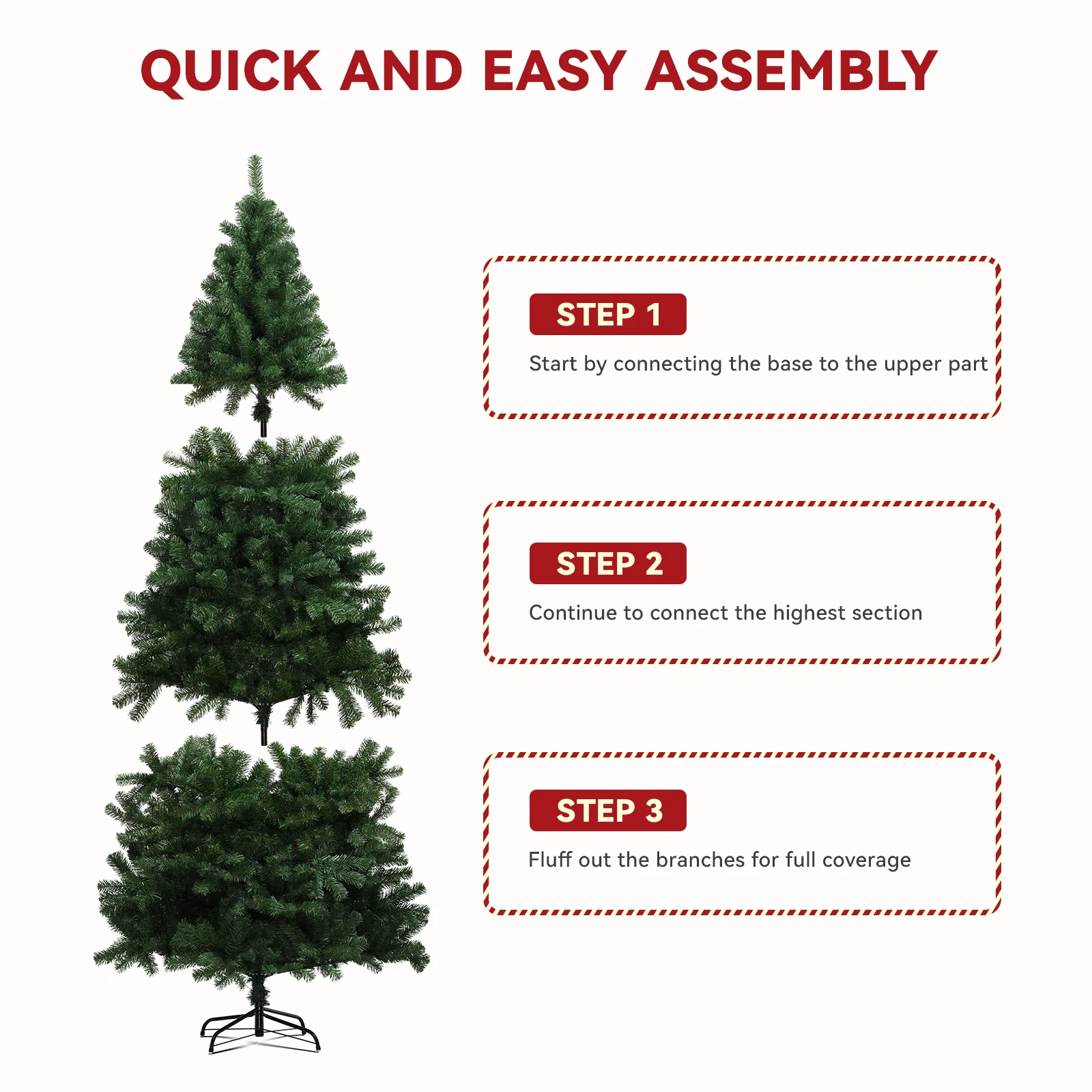 Artificial Christmas Fir Tree H-CT003 - Image 6