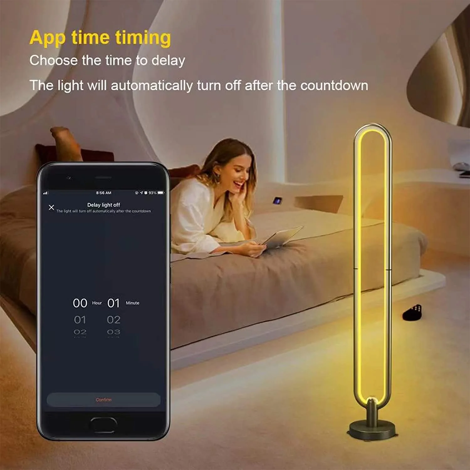 U-shaped Floor Lamp HCP050 - Image 3