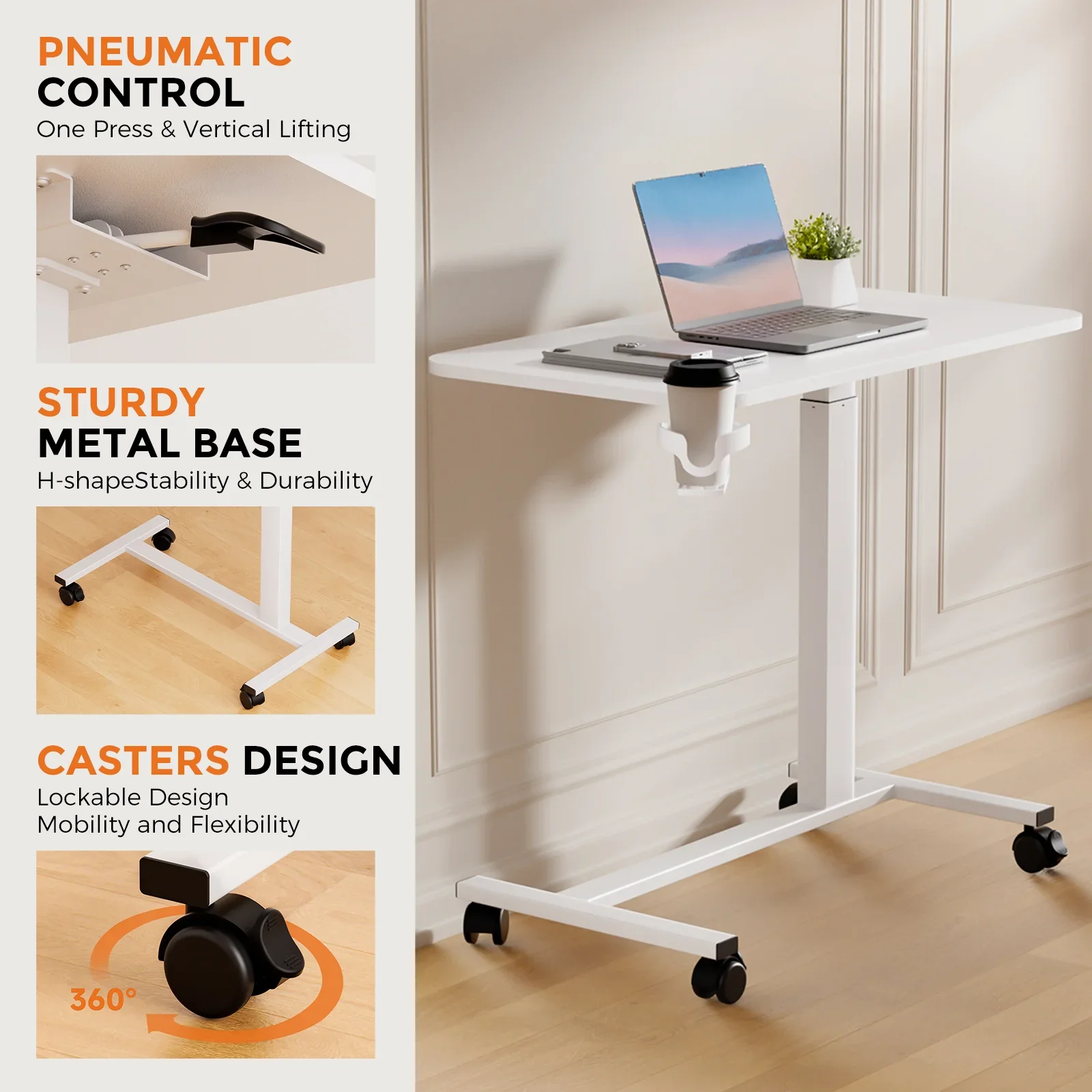 Adjustable Overbed Table LT002 - Image 6